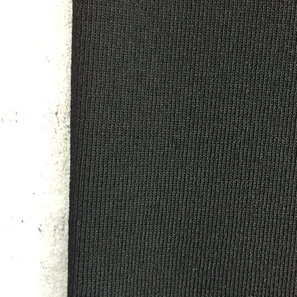 Ann Taylor Loft Cross Front Top Sz Medium Black Ribbed V Neck Tunic - Picture 5 of 9